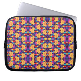 Capa Para Notebook Padrão genético colorido