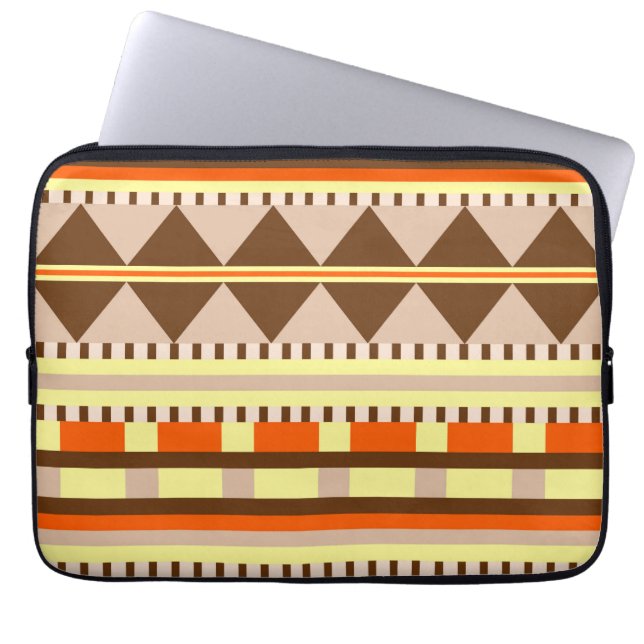 Capa Para Notebook Padrão geométrico (Frente)