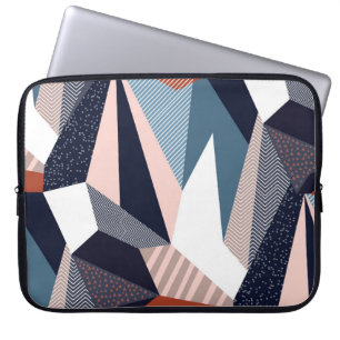 Capa Para Notebook Padrão geométrico criativo com diferentes formas a