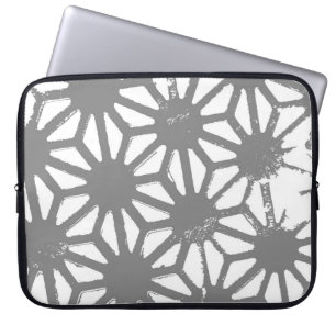 Capa Para Notebook padrão geométrico das cinzas