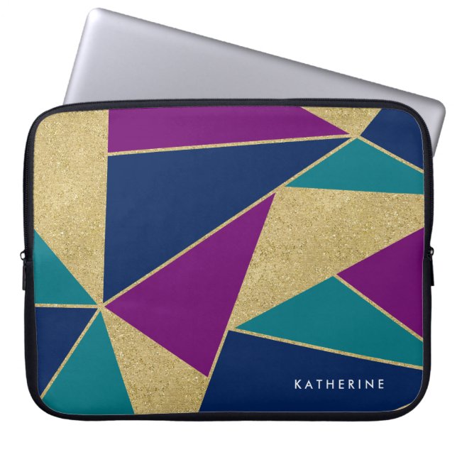 Capa Para Notebook Padrão Geométrico de abstrato (Frente)