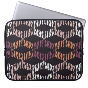 Capa Para Notebook Padrão geométrico de abstrato sem costura. Fitas. 