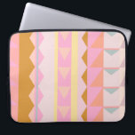 Capa Para Notebook Padrão Geométrico de Cores Rosa e Pastel<br><div class="desc">Um doce design geométrico de formas modernas em tons cor rosa e pastel. Basta clicar em personalizar para adicionar texto ou imagens. Contacte-me com quaisquer perguntas ou pedidos.</div>