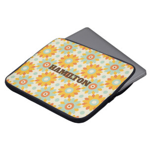 Capa Para Notebook Padrão geométrico do estilo Retro Personalizado