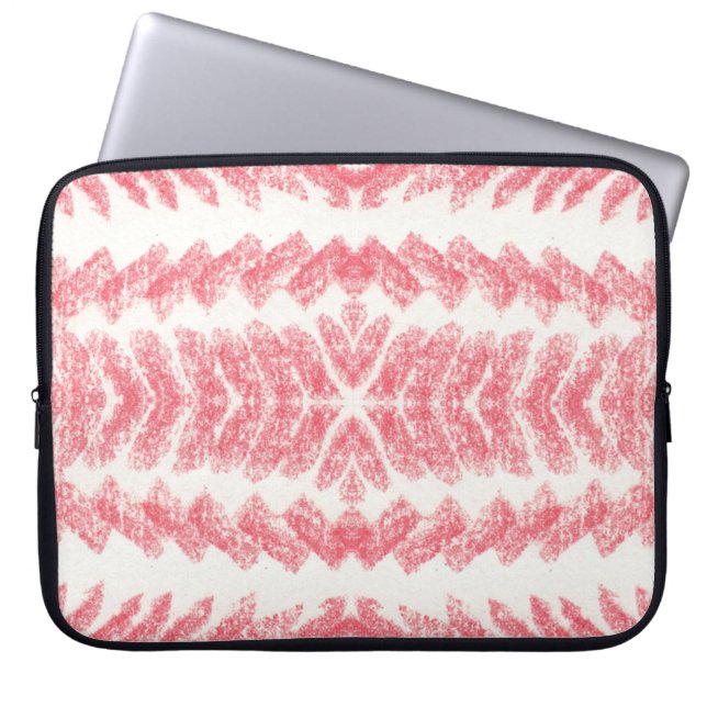 Capa Para Notebook Padrão geométrico étnico oriental sem descontinuid (Frente)