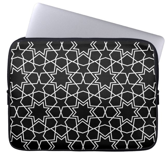 Capa Para Notebook Padrão Geométrico Islâmico - Abstrato Árabe Design (Frente)