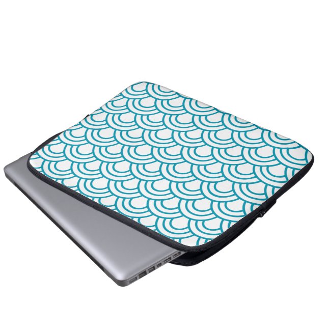 Capa Para Notebook Padrão Geométrico Japonês Moderno (Frente Inferior)