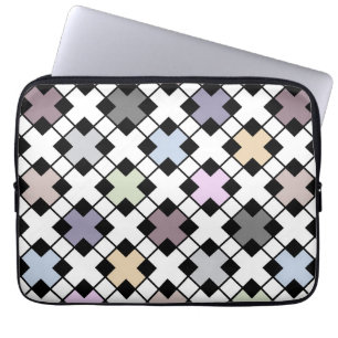 Capa Para Notebook Padrão geométrico multicolor