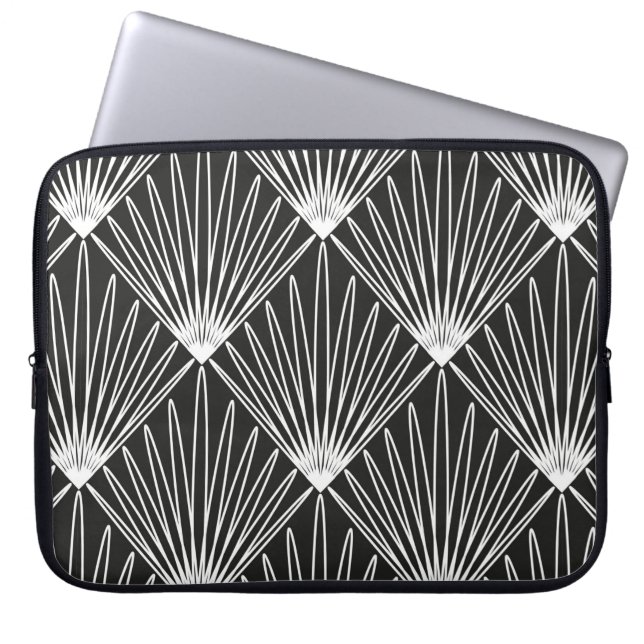Capa Para Notebook Padrão geométrico sem costura (Frente)