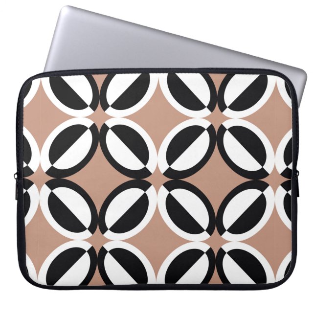 Capa Para Notebook Padrão geométrico sem costura (Frente)
