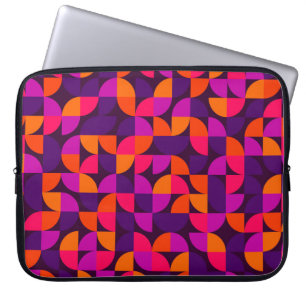 Capa Para Notebook Padrão geométrico sem costura. Abstrato vintage vi