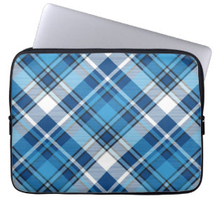 Capa Para Notebook Padrão Geométrico Vintage Trendy Blue