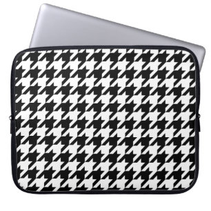 Capa Para Notebook Padrão houndstooth clássico design de verificaç