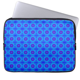 Capa Para Notebook Padrão impressão africano azul e roxo