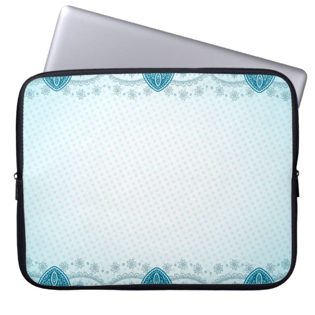 Capa Para Notebook Padrão indiano oriental mandala paisley (Frente)