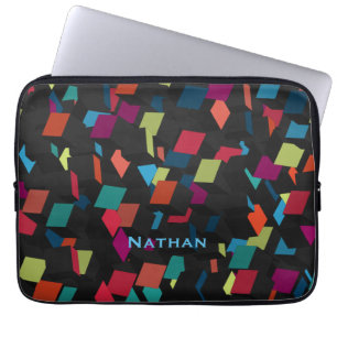 Capa Para Notebook Padrão legal de Cubo Geométrico Abstrato Personali