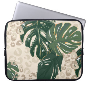 Capa Para Notebook Padrão leopardo, impressão animal, design sem co