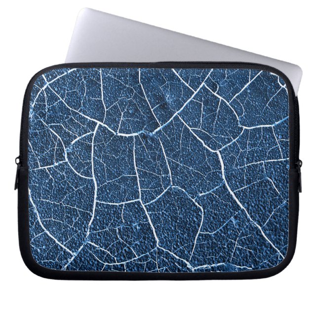Capa Para Notebook Padrão marinho Azul Natureza Abstrato (Frente)