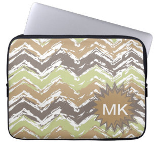 Capa Para Notebook Padrão Melon Brandy Scribble ZigZag