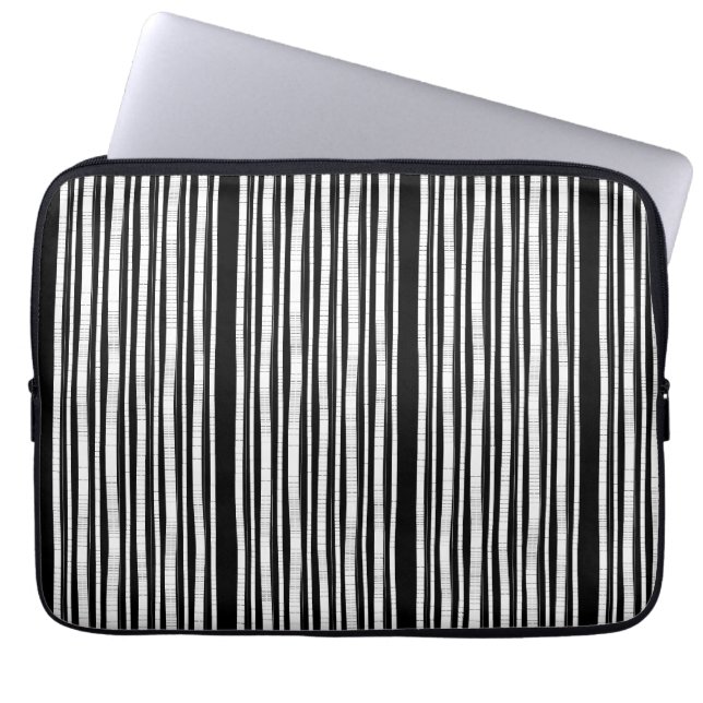 Capa Para Notebook Padrão Moderno de Listras Verticais (Frente)