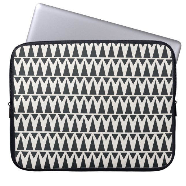 Capa Para Notebook Padrão moderno geométrico Abstrato sem costura (Frente)