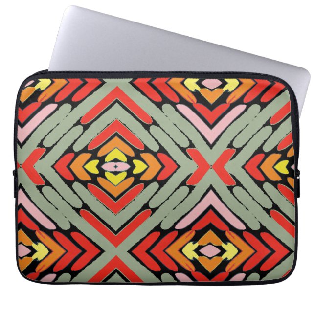 Capa Para Notebook Padrão Multicolorido Sudoeste Artístico (Frente)