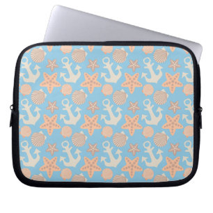 Capa Para Notebook Padrão Náutico Pastel