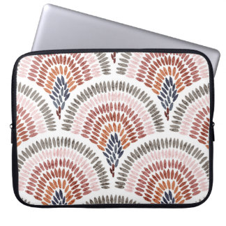 Capa Para Notebook Padrão ondulado sem costura. Seigaiha design em po