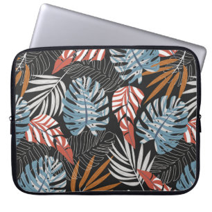 Capa Para Notebook Padrão original sem costura com plantas brilhante