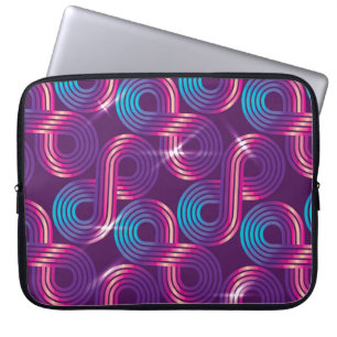 Capa Para Notebook padrão perfeito de vintage. Retorno geométrico r