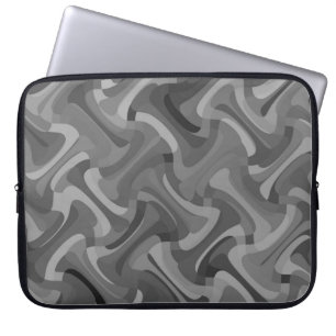 Capa Para Notebook Padrão preto e branco