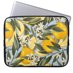 Capa Para Notebook Padrão refinado com frutas amarelas de bergamota,