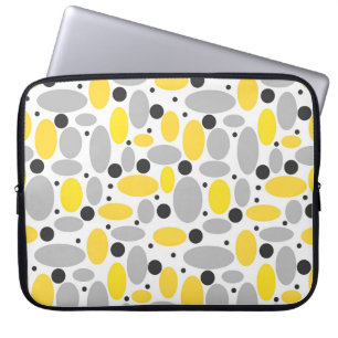 Capa Para Notebook padrão retrorreflector da cinza amarela para decor