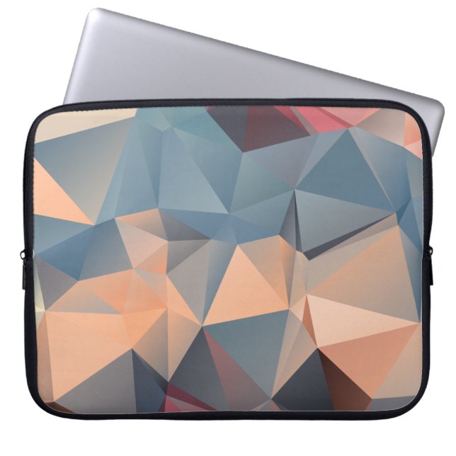 Capa Para Notebook padrão sem costura abstrato poligonal (Frente)