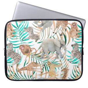 Capa Para Notebook Padrão sem costura colorido desenhado à mão com