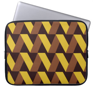 Capa Para Notebook Padrão sem costura da linha de luxo Zig-Zag