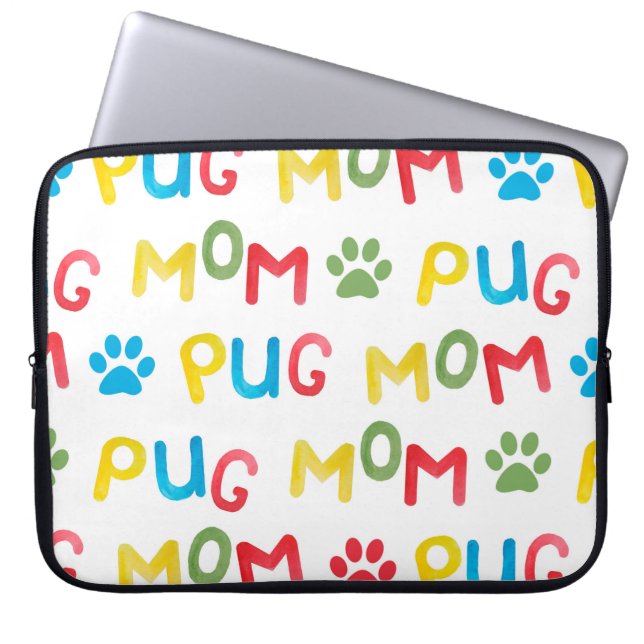 Capa Para Notebook Padrão sem costura de aquarelas com letras e um (Frente)