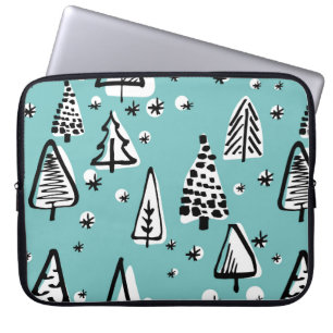 Capa Para Notebook Padrão sem costura escandinavo da árvore de Nata