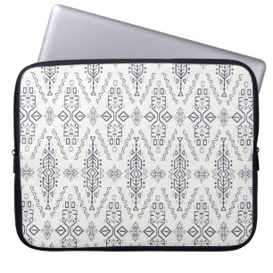 Capa Para Notebook padrão sem costura vintage em estilo étnico. Tre