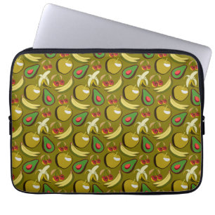 Capa Para Notebook Padrão sem descontinuidades da fruta tropical amar