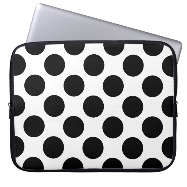 Capa Para Notebook Padrão sem problemas preto + suas costas (Frente)