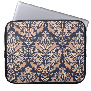 Capa Para Notebook Padrão simétrico sem soldadura no estilo Damask.