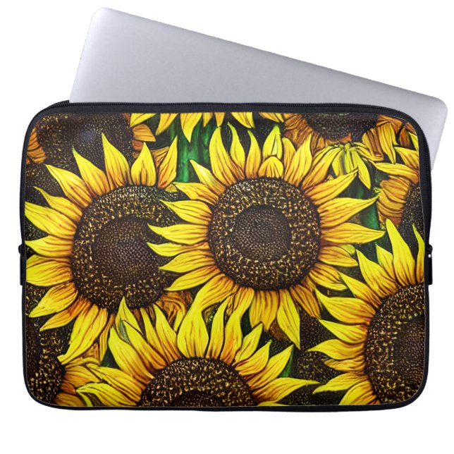 Capa Para Notebook Padrão Sunny Large Sunflower (Frente)