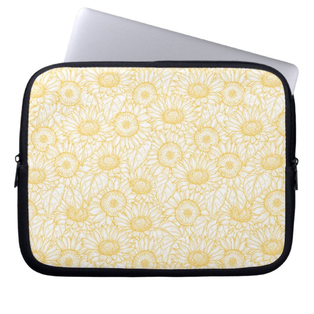 Capa Para Notebook Padrão Sunny Sunflower (Frente)
