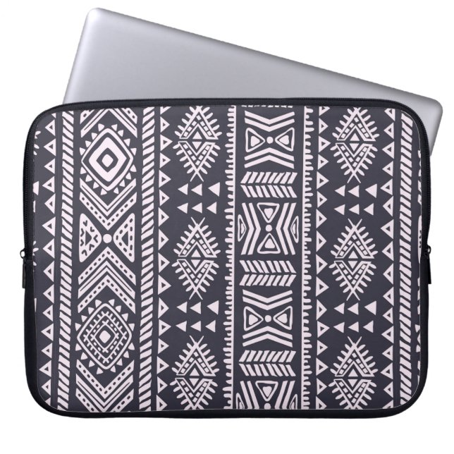 Capa Para Notebook Padrão tribal de ilustração contínua (Frente)