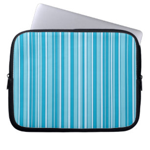 Capa Para Notebook Padrão Turquesa Stripes