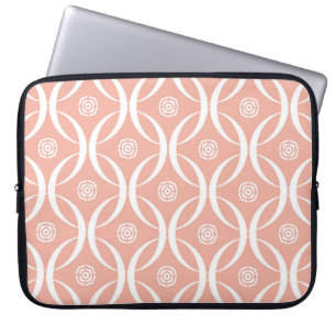 Capa Para Notebook Padrão uniforme de abstrato de cor rosa de flor de