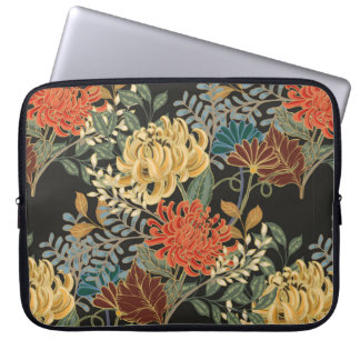 Capa Para Notebook padrão uniforme de abstrato elegância com bac flor