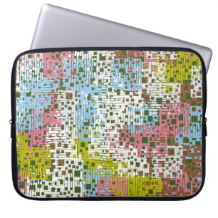 Capa Para Notebook padrão uniforme de abstrato. Tintas da primavera