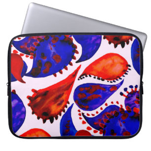 Capa Para Notebook Padrão uniforme de aquarela com paisley. Abstrato